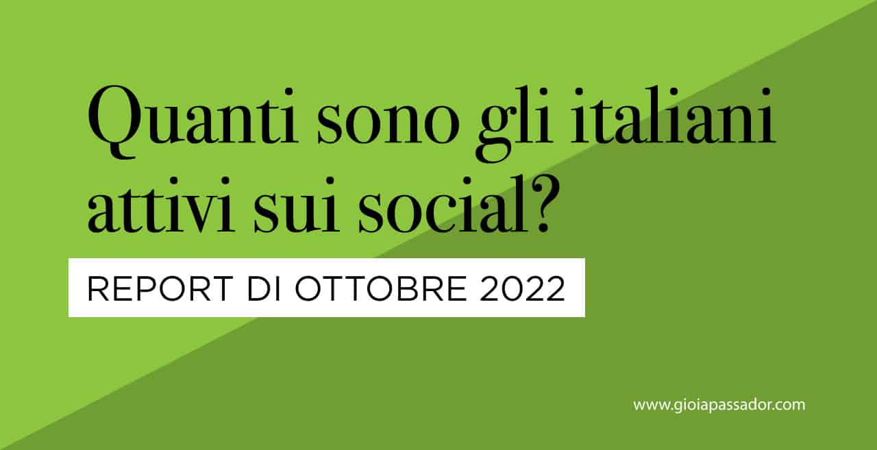 Digital report ottobre 2022